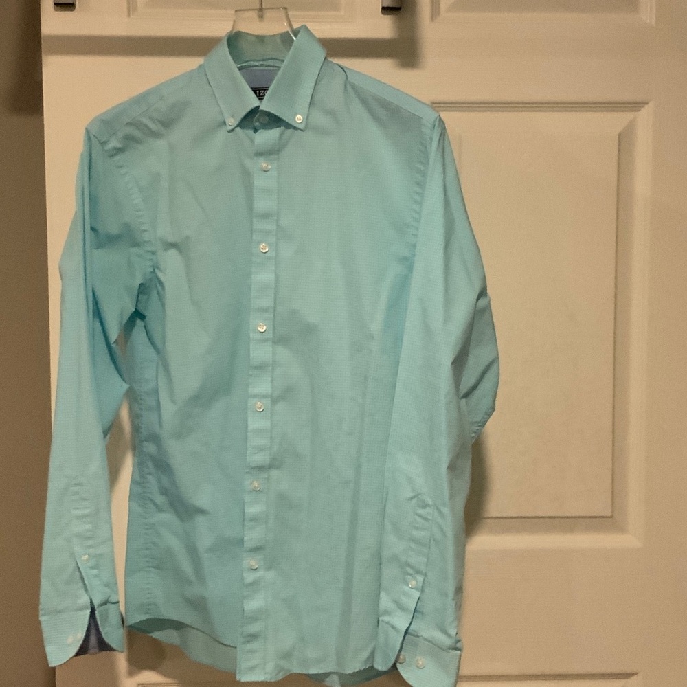 Izod Aqua Button-Down Shirt